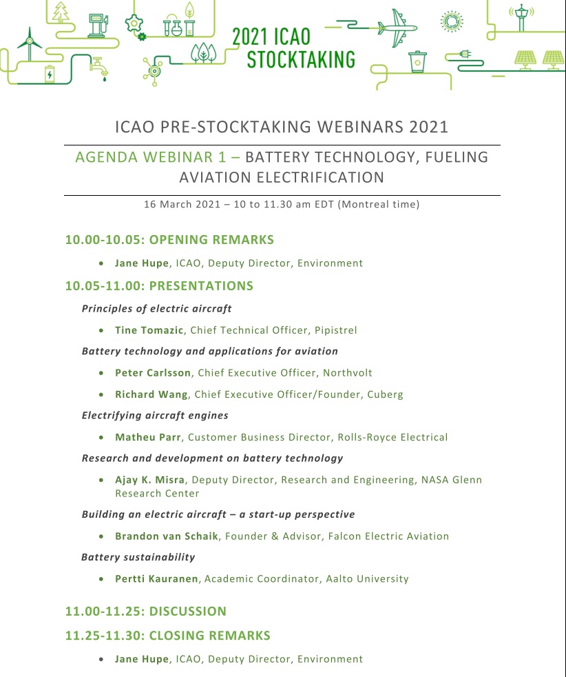 Agenda -Prestocktaking Webinar 1